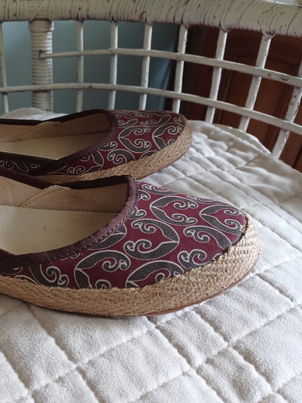 UGG Womens Shoes Flats Indah Marrakech Espadrilles Size 9 - Picture 2 of 13